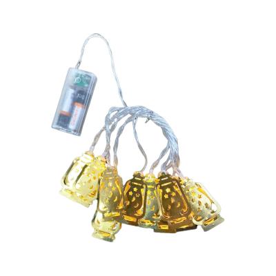 GAZ LAMBA MODEL=10PCS   GOLD METAL   PİLLİ  DEKORATİF LED IŞIK - LAMBA  2MT KABLO