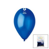 GM-110-36-54 METALİK - MAVİ BALON 11&apos;&apos; - 28CM - 100 PARÇA