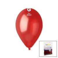 GM-110-53 METALİK - KIRMIZI BALON 11&apos;&apos; - 28CM - 100 PARÇA