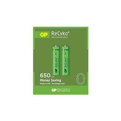 GP RECYKO 650mAh AAA ŞARJLI İNCE PİL 63C092  2Lİ KART