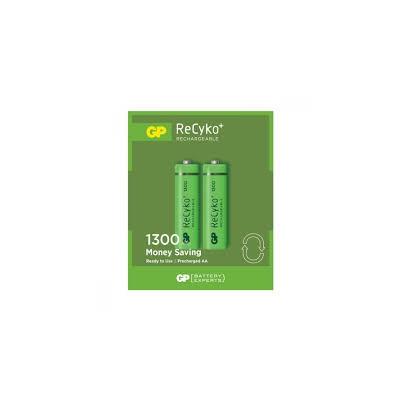 GP RECYKO 1300mAh AA ŞARJLI KALEM PİL 132C133  2Lİ KART