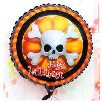 Halloween İskelet Kuru Kafa Folyo Balon 18 inç