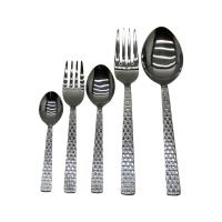 HASIRLI DESENLİ - 30  PARÇA METAL KAŞIK ÇATAL SET