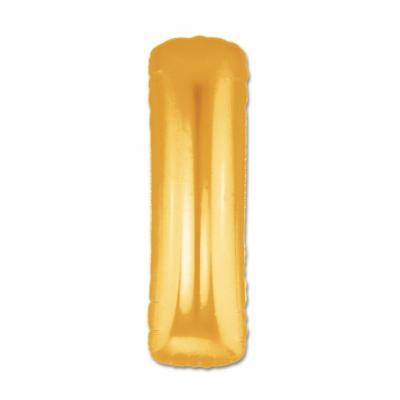 I Harf Folyo Balon Altın Renk  40 inç