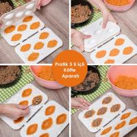 İçli Köfte Kalıbı içli Köfte Aparatı Köfte Kalıp 5 Li Pratik