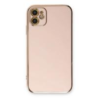 iPhone 11 Kılıf Volet Silikon - Pembe