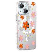 Joko Apple iPhone 14 Floral Magsafe Kapak - Turuncu