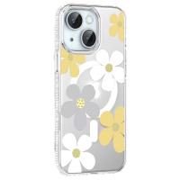 Joko Apple iPhone 15 Floral Magsafe Kapak - Sarı