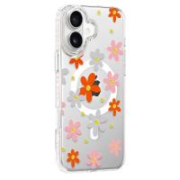 Joko Apple iPhone 16 Floral Magsafe Kapak - Turuncu