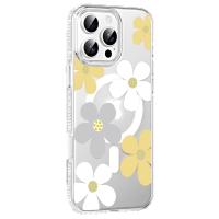 Joko Apple iPhone 16 Pro Floral Magsafe Kapak - Sarı
