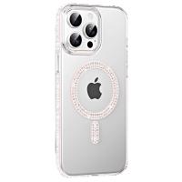 Joko Apple iPhone 15 Pro Move Taşlı Magsafe Kapak - Gümüş