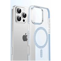 Joko Apple iPhone 15 Pro Move Taşlı Magsafe Kapak - Gümüş