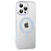 Joko Apple iPhone 15 Pro Move Taşlı Magsafe Kapak - Mavi