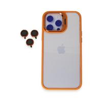 Joko iPhone 13 Pro Max Kılıf Roblox Lens Standlı Kapak - Turuncu