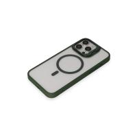 Joko iPhone 14 Pro Kılıf Roblox Lens Magsafe Standlı Kapak - Koyu Yeşil