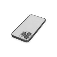 Joko iPhone 15 Pro Metal Bumper Mat Kapak - Siyah