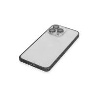 Joko iPhone 15 Pro Metal Bumper Mat Kapak - Siyah