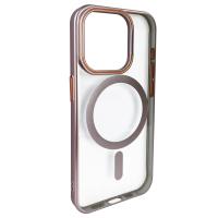 Joko iPhone 14 Pro Max Crown Lens Standlı Magsafe Kapak - Pembe