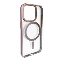 Joko iPhone 15 Pro Max Crown Lens Standlı Magsafe Kapak - Pembe