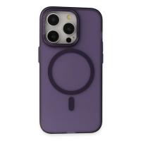 Joko iPhone 14 Pro Max Frost Standlı Magsafe Kapak - Derin Mor