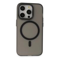 Joko iPhone 15 Pro Frost Standlı Magsafe Kapak - Siyah