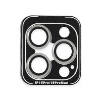 Joko iPhone 15 Pro Max PVD Metal Kamera Lens - Gümüş