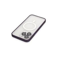 Joko iPhone 14 Pro Max Kılıf Martin Lens Magneticsafe Kapak - Derin Mor