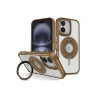 Joko iPhone 16 Banza Magsafe Standlı Kapak - Kahverengi