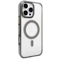 Joko iPhone 16 Pro Max Gleam PC Sert Magsafe Kılıf - Titan Gri