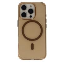 Joko iPhone 16 Pro Max Gleam PC Sert Magsafe Kılıf - Şeffaf-Gold