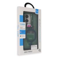 Joko Samsung Galaxy S24 Plus Flet Lens Magsafe Kapak - Koyu Yeşil