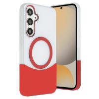 Joko Samsung Galaxy S24 FE Velar Magsafe Kapak - Kırmızı