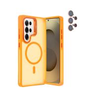 Joko Samsung Galaxy S25 Ultra Flet Lens Magsafe Kapak - Turuncu