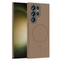 Joko Samsung Galaxy S24 Ultra Broş Magsafe Kapak - Çöl Titanyum