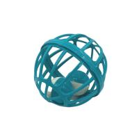 Kediler İçin Çanlı Renkli Tekerlekli İçinde Top Olan Kafes Şeklinde  Evcil Hayvan Oyuncağı