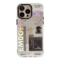 Keep Off iPhone 14 Pro Kılıf Cat Desenli Kapak - Cat - 7