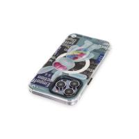 Keep Off iPhone 14 Pro Kılıf Clone Space Magsafe Kapak - Clone - 12