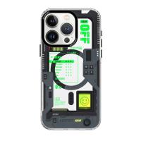 Keep Off iPhone 15 Pro Future Armor Magsafe Kapak - Radiation