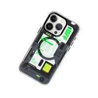 Keep Off iPhone 15 Pro Max Future Armor Magsafe Kapak - Radiation