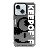 Keep Off iPhone 15 Summer Travel Magsafe Kapak - Starry Night