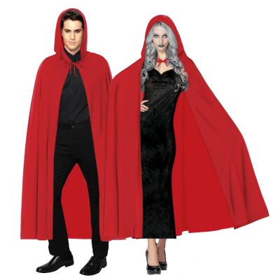 Kırmızı Renk Kapşonlu Pelerin 120 cm