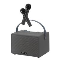 Konfulon F32 2x50W Sürücülü 2 Adet Mikrofonlu BT 5.2 Kablosuz Hoparlör - Siyah