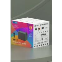 Konfulon F31 50W Sürücülü 2 Adet Mikrofonlu BT 5.2 Kablosuz Hoparlör - Siyah