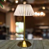 Masa Üstü Taşınabilir USB Şarjlı Dokunmatik Eskitme Aydınlatıcı Aplik Led Kristal Abajur