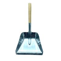 METAL BÜYÜK - GENİŞ GALVANİZ FARAŞ KÜREK AHŞAP SAPLI