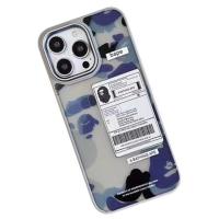 Movenchy iPhone 14 Pro Terra Desenli Kapak - Siyah - 3