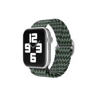 Newface Apple Watch 38mm Star Kordon - Zigzag Yeşil-Siyah