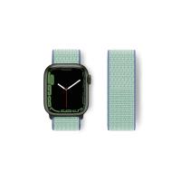 Newface Apple Watch 42mm Hasırlı Cırtcırtlı Kordon - Maviuaz