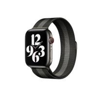 Newface Apple Watch 38mm Metal Mıknatıslı Kordon - Siyah-Beyaz