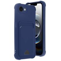 Newface Apple iPhone 16E Kelvin Kartvizitli Silikon - Lacivert